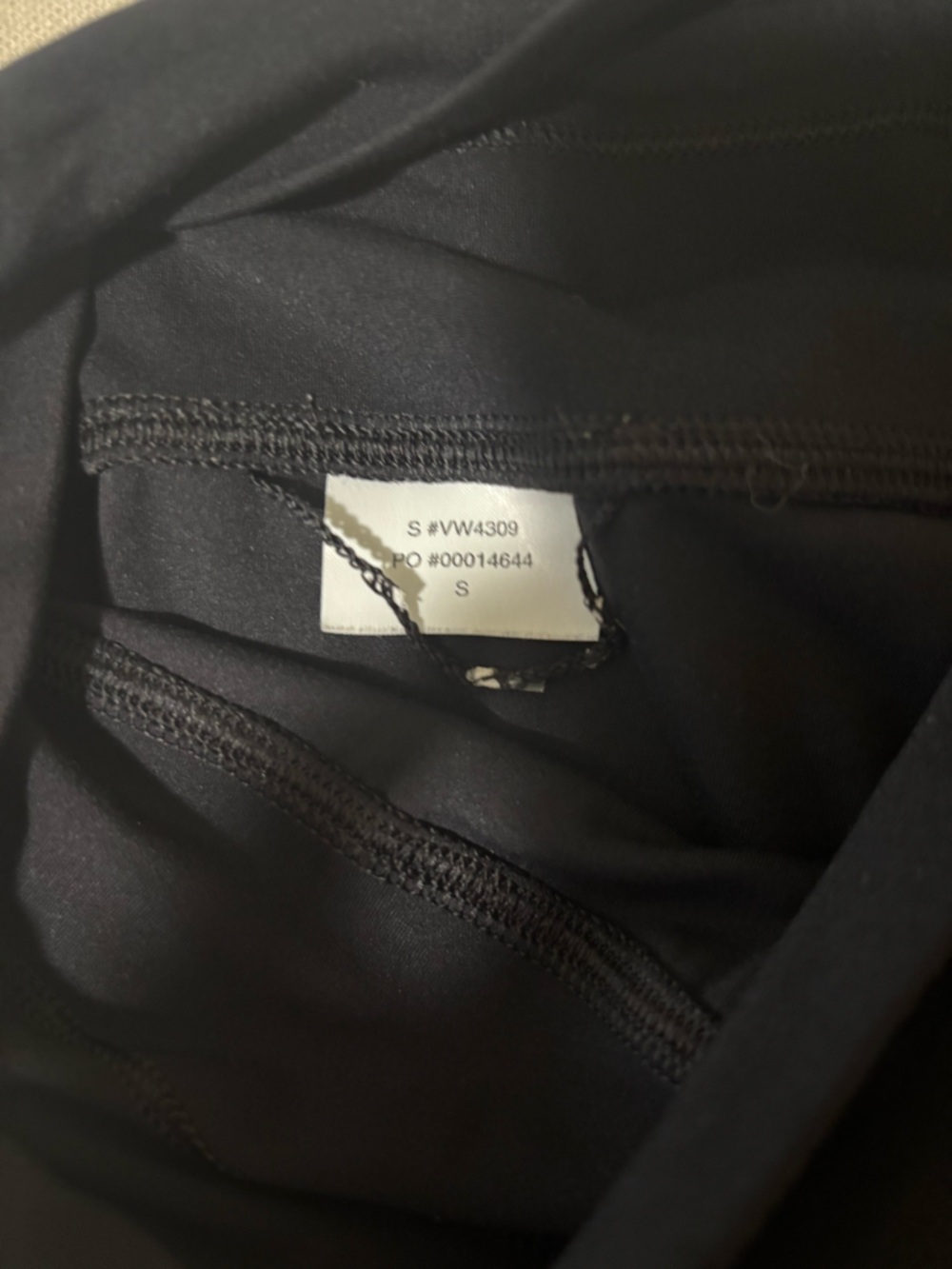 Vuori black leggings with tie - Picture 2 of 2